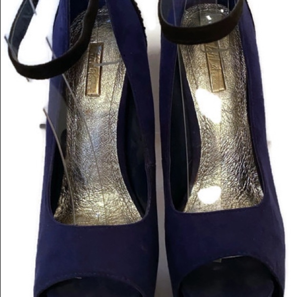Wild Pair Platform Ankle Rhinestone Heels 6.5 - Picture 5 of 6